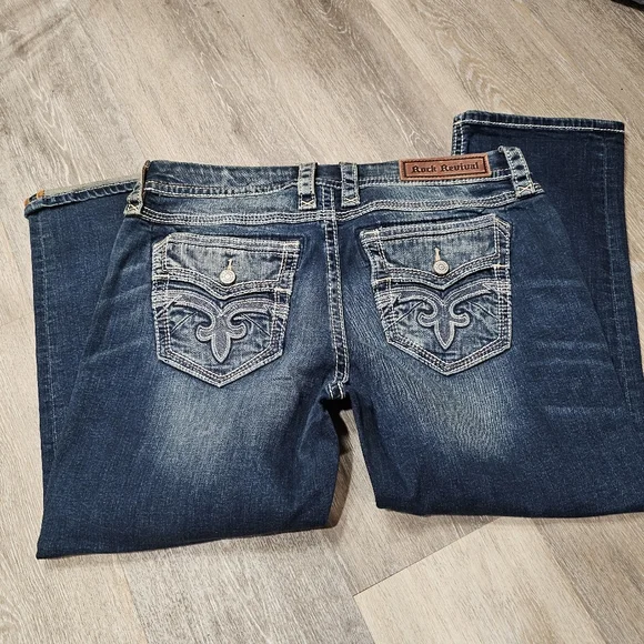 Rock Revival Clair Crop Size 32 - Picture 3 of 16
